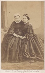 Königin Victoria und ihre Tochter von Louis Joseph Ghemar