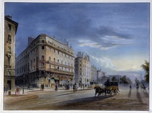 Boulevard des Italiens - in „Paris en 1837“ von Arnout von Louis Jules Arnout