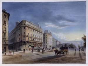 Boulevard des Italiens - in „Paris en 1837“ von Arnout