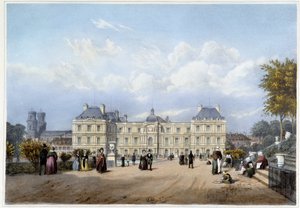 Le Palais du Luxembourg, auf der Gartenseite