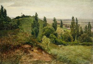 Die Westseite des Doernbergs, nahe Kassel von Louis Kolitz