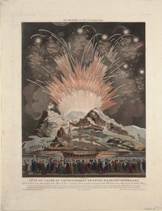 Feierlichkeiten zur Krönung Napoleons, 1806 von Louis Le Coeur