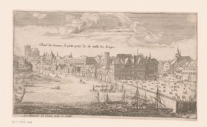 Blick auf Lüttich von Louis Le Meunier