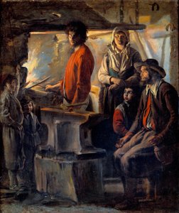 Der Schmied in seiner Schmiede von Louis le Nain