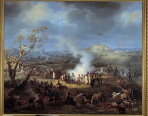 Biwak von Napoleon I. am Vorabend der Schlacht von Austerlitz am 1. Dezember 1805 von Louis Lejeune