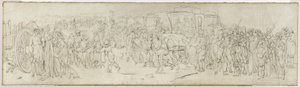 Kuckucke am Quai des Tuileries, ca. 1805 von Louis Leopold Boilly