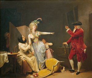 Alter Mann oder eifersüchtiger Liebhaber von Louis Leopold Boilly