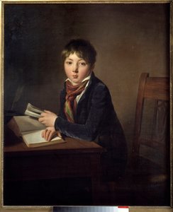Jules Boilly (1796-1874) Kind mit einem Buch in der Hand. Gemälde von Louis Leopold Boilly (1761-1845) 1808