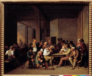 Spieler in einem Kabarett von Louis Leopold Boilly
