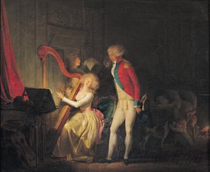 Das improvisierte Konzert oder Der Preis der Harmonie von Louis Leopold Boilly