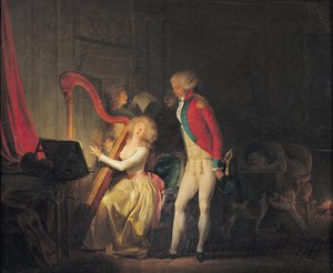Das improvisierte Konzert oder Der Preis der Harmonie, 1790 von Louis Leopold Boilly