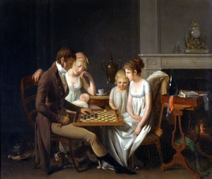 Die Damenpartie Gemälde von Louis Leopold Boilly von Louis Leopold Boilly