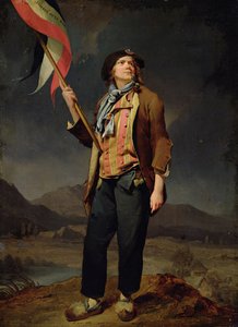 Der Sänger Chenard als Sansculotte von Louis Leopold Boilly