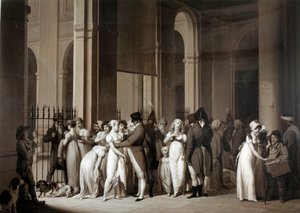 Die Galerien des Königspalastes von Louis Leopold Boilly