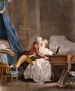 Das Vorspiel von Nina. Gravur von Boilly von Louis Leopold Boilly