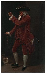 Ein Herr mit einem Hund von Louis Leopold Boilly
