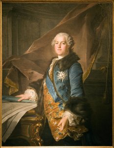 Porträt von Abel Francois Poisson, Marquis de Marigny (1727-1781), Superintendent der königlichen Gebäude