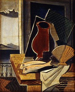 Tisch vor einem Balkon, 1926