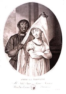 Wie du sie findest, graviert von G. Lancon, ca. 1840 von Louis Marie Sicard