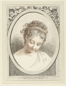 Büste einer jungen Frau von Louis Marin Bonnet