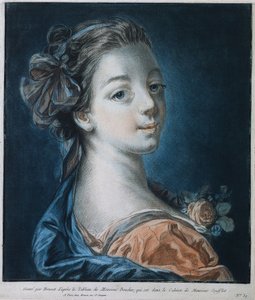 Kopf einer Frau Mme. Deshayes, um 1771