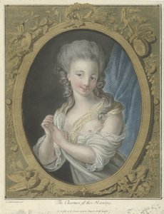 Junge Frau am Morgen von Louis Marin Bonnet