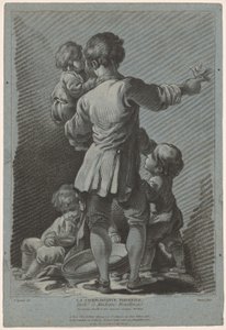 Väterliche Selbstzufriedenheit von Louis Marin Bonnet