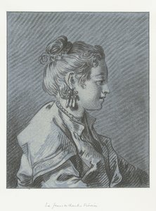 Porträt eines finnischen Zimmermädchens von Louis Marin Bonnet