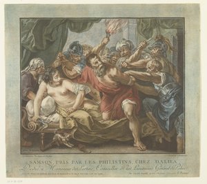 Simson und Delila von Louis Marin Bonnet