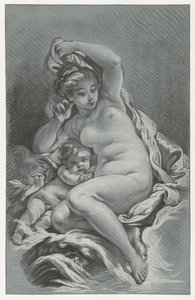 Venus und Cupido
Venus und Amor auf einem Delphin von Louis Marin Bonnet