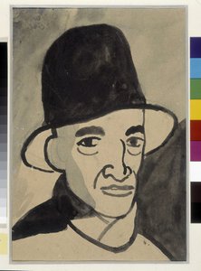 Selbstporträt von Louis Mathieu Verdilhan von Louis Mathieu Verdilhan