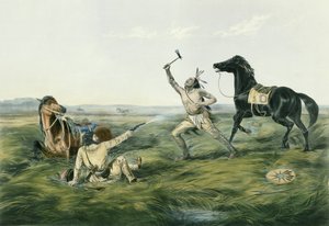 Der letzte Schuss, veröffentlicht von Currier & Ives von Louis Maurer