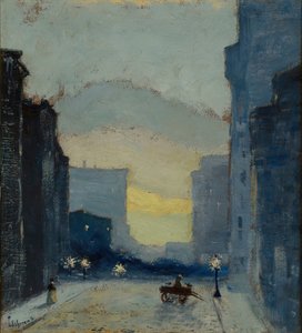 East Side, New York, ca. 1908 von Louis Michel Eilshemius