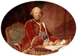 Étienne-François, Herzog von Choiseul-Stainville (1719-1785) von Louis Michel van Loo