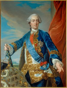Porträt von Ludwig XV. von Louis Michel van Loo