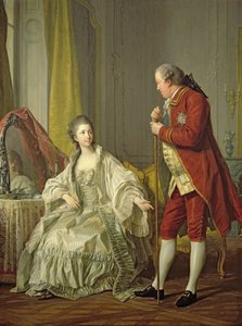 Porträt des Marquis de Marigny und seiner Frau, Marie-Francoise Constance Julie Filleul