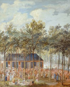 Die Champs-Élysées von Louis Nicolas van Blarenberghe