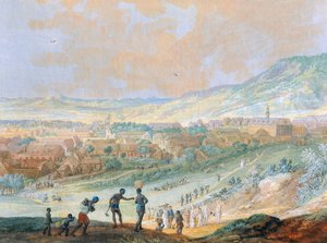 Die Stadt Cap Francais (heutiges Cap-Haitien) in Haiti