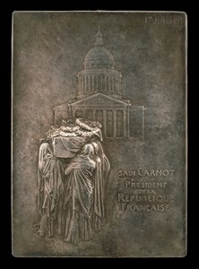 Der Leichnam von Präsident Sadi Carnot zum Panthéon getragen [Vorderseite], 1894