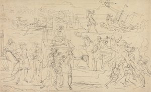 Flucht von James II von Louis Philippe Boitard