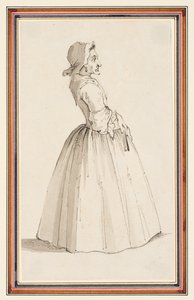 Stehende Frau, nach rechts gewandt von Louis Philippe Boitard