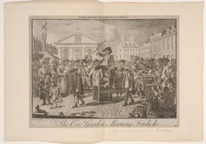 Der Covent Garden Morgenstreich von Louis Philippe Boitard