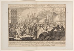 Die Importe Großbritanniens aus Frankreich von Louis Philippe Boitard