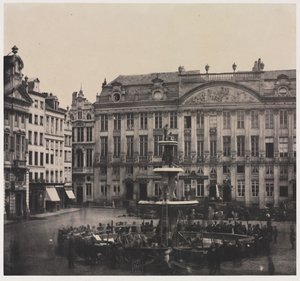 Unbetitelte Konstruktion des Gedenkbrunnens, Juli 1856 von Louis Pierre Theophile Dubois de Nehaut
