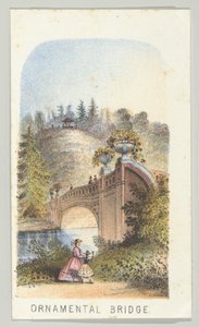 Zierbrücke, aus der Serie Ansichten im Central Park, New York, Teil 2, 1864