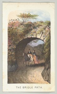 Der Reitweg, aus der Serie, Ansichten im Central Park, New York, Teil 2, 1864