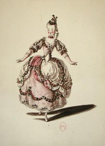 Hirtenkostüm für ein Ballett von Louis Rene Boquet