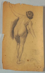 Studie einer nackten Figur