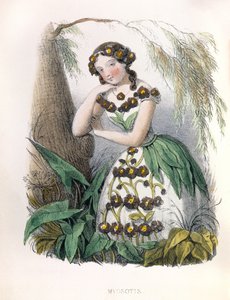 Allegorie, das Vergissmeinnicht