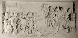 Vendée-Krieg: Befriedung der Vendée durch General Lazare Hoche im Jahr 1796. Flachrelief in Marmor, geschnitzt von Simon Louis Boizot. 1800. Versailles, Schlossmuseum von Louis Simon Boizot